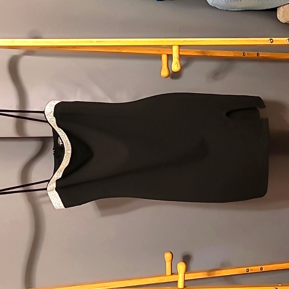 Mini black dress